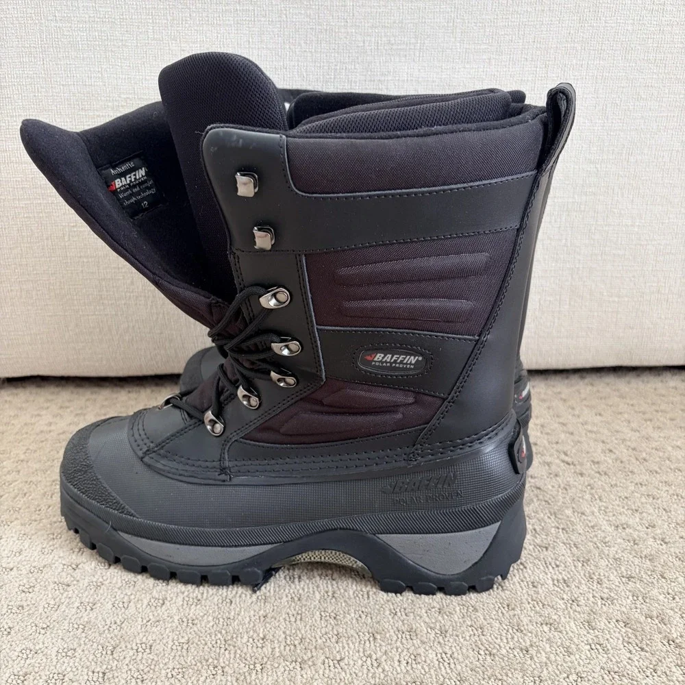 Baffin CROSSFIRE Extreme Cold Weather Winter Boots in Black Men US 12 NWOB
